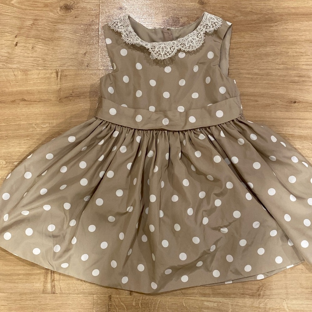 Neiman Marcus for Target Dress - beige polka dot size 24M